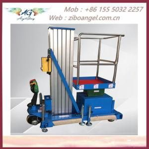 (6m-24m) Mobile Aerial Order Picker for Warehouse Use Aluminum Alloy Lift Platform