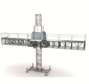 8/9.6 M/Min Rack and Pinion Work Mast Platform Scaffalord