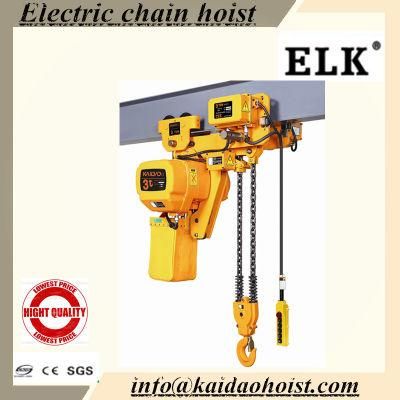 7.5ton Electric Chain Hoist by Low Headroom Crane