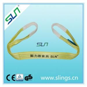 2018 3tx1m Yellow Polyester Webbing Sling Safety Factor 7: 1
