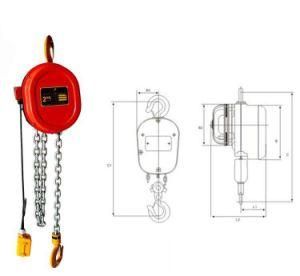 Widely Used Dhs Type Electric Chain Hoist Chain Electric Block 1ton to 10ton