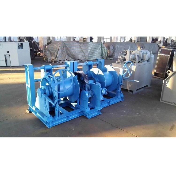 3ton Hydraulic Double Drum Trawl Winch for Fishing Boat