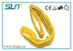 2018 1-10t Polyester Double Eyes Round Sling