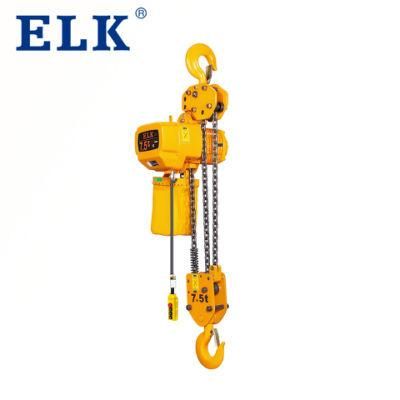 Elk Supply Good Quality Best Selling 7.5ton Electric Chain Hoist