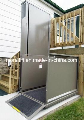 Outdoor Vertical Wheelchair Lift for Home
