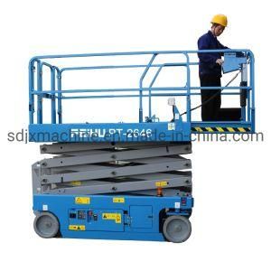 Self Propelled Scissor Lift Platform Driven Moving Aerial Work Lifting Scissor Lift Platform