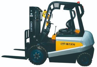 China Forklift High Quality 2.5 Ton Lift Height 3m 4m, 4.5m, 5m Electric Forklift Truck