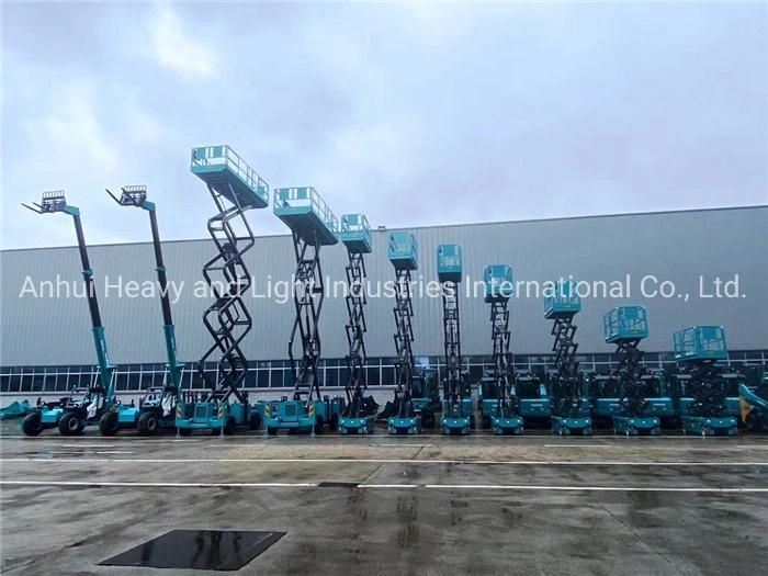 Sunward Self Propelled 8m Hydraulic Mobile Scissor Lift Table Swsl0807HD