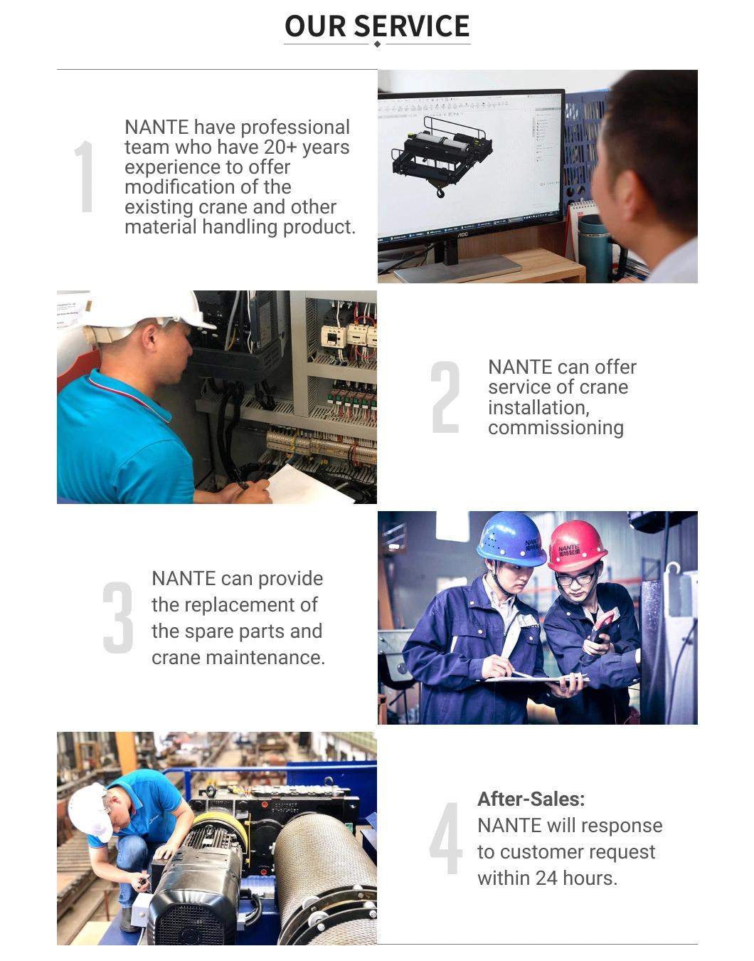 Safety Guarantee Compact Dimensions Workshop Bridge Crane with Power-off Protection