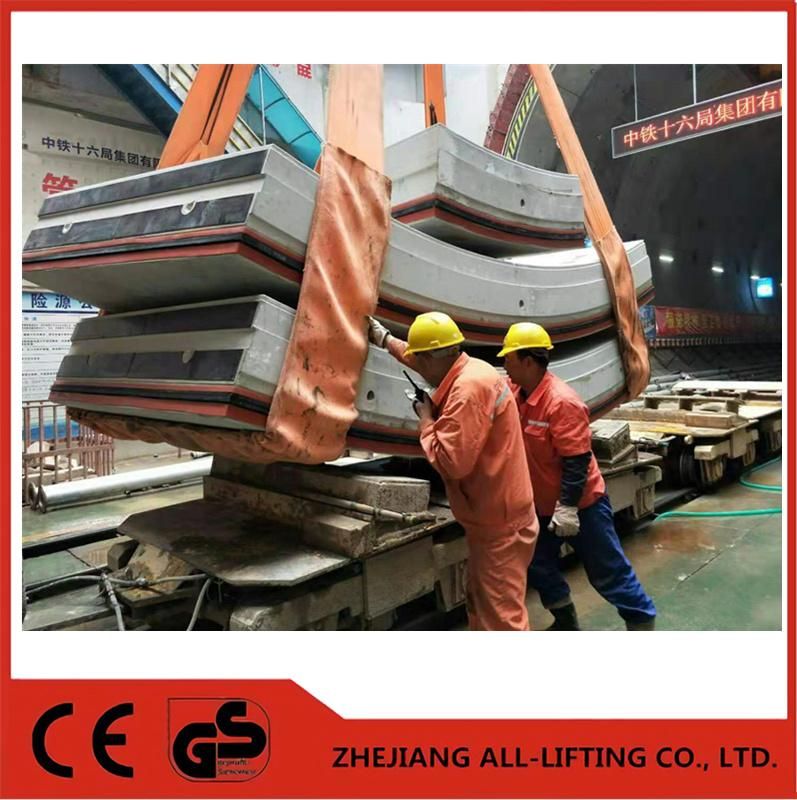 10t 12t Heavy Duty Polyester Lifting Belt Webbing Sling