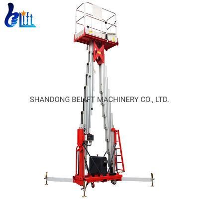 10m Cheap Man Lift Aluminum Alloy Lift Lifting Machine for Construction