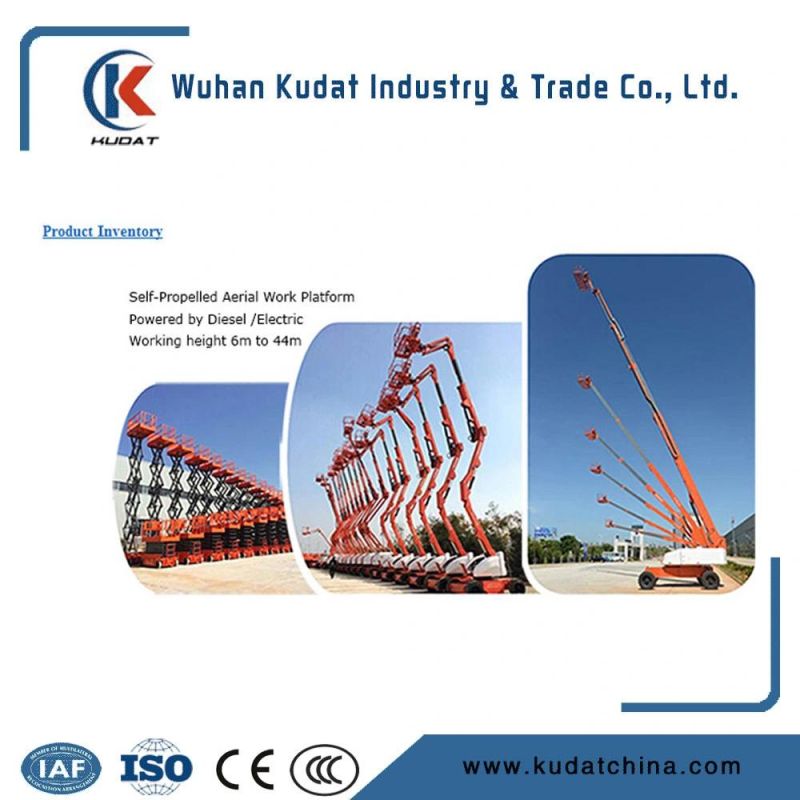 Kudat 40m Self Propellered Telescopic Boom Lift