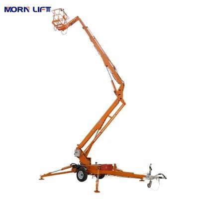 Trailer Mounted Articulating Tow Behind Towable Boom Lift Price