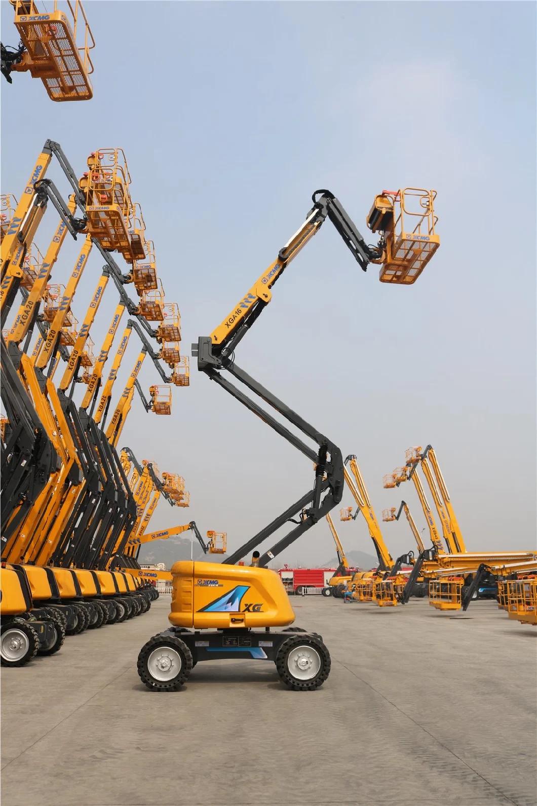 XCMG Official 16m Articulated Boom Lift Xga16 China Small Hydraulic Self-Propelled Articulating Boom Lift Platform Machine Prcie