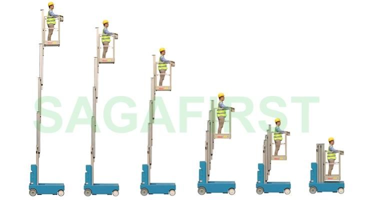 Superior Mini Hydraulic Aerial Working Self Propelled Man Lift