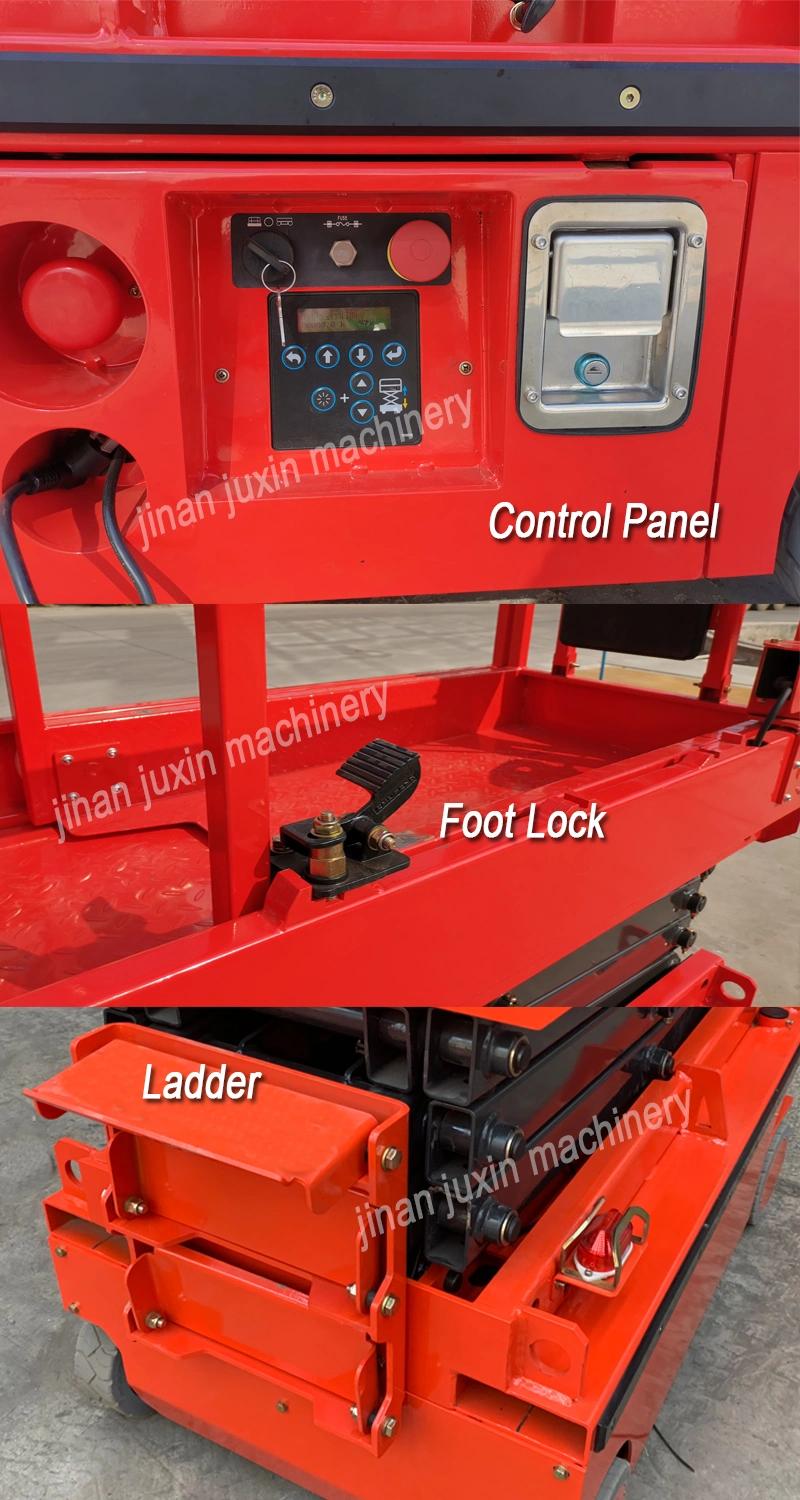 Jinan Juxin Hydraulic Lift Table Lifting Equipment Mobile Electric Scissor Lift