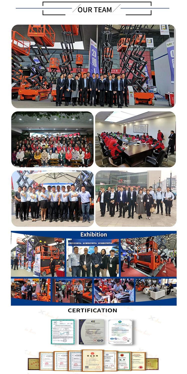 Double Masts Aluminum Elevator Lift with Battery, Hydraulic Electric Aluminum Man Lift Price