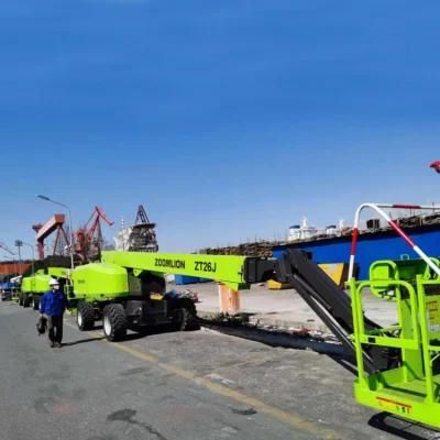 Zoomlion 26m Man Aerial Wok Platformtelescopic Boom Lift (ZT26J)