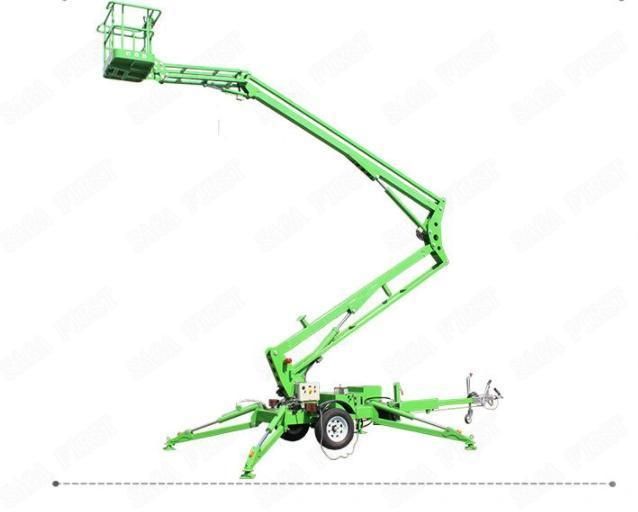 10m to 16m Hydraulic Trailed Spiderlift for Construction Equipment with CE