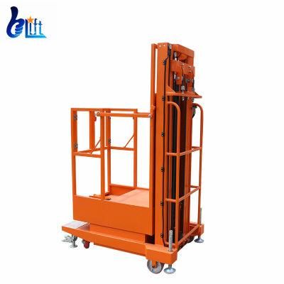 2.7 M-4.5 M Platform Height Load 200 Kg High Quality 6 M Working Height Mini Semi Electric Order Picker