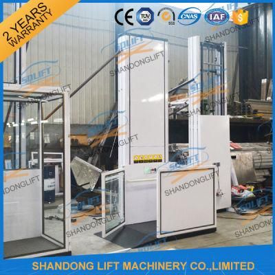 Hydraulic Vertical Platform Lift for The Disabled People Wheelchair Stairlift