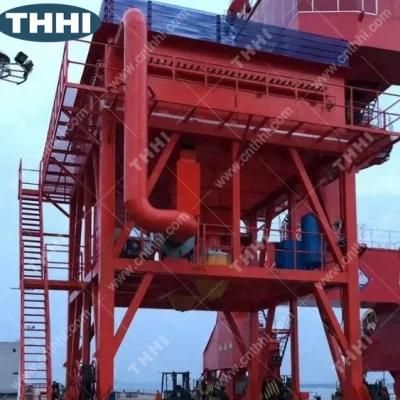 35 Cbm Port Handling Machine Dust Collector Mobile Hopper