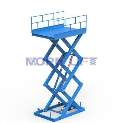 1100mm Explosion-Proof Morn Plywood Case CE, ISO Warehouse Stationary Lift Platform