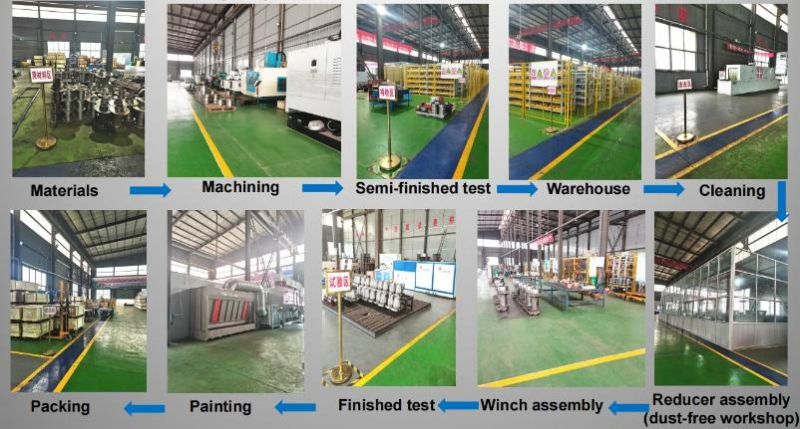 High Quality 15 Ton Hydraulic Wire Rope Pulling Winch DJ15