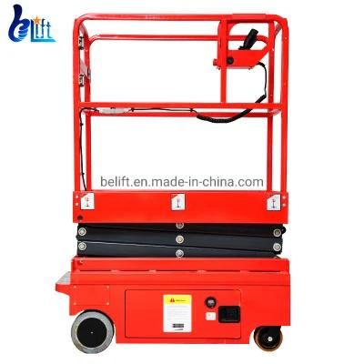 300kg 5m Hydraulic Aerial Cosntruction Man Scissor Lift for Maintenance