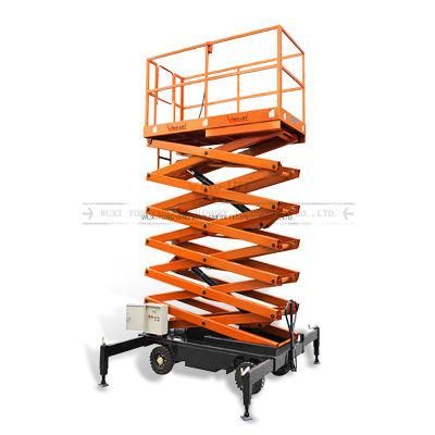 Hydraulic Drive Self Propelled Aerial Work Platform Lift Height 6m Scissor Type