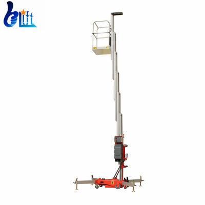 5m 120kg High Quality Single Mast Aluminum Aerial Work Platform Lift