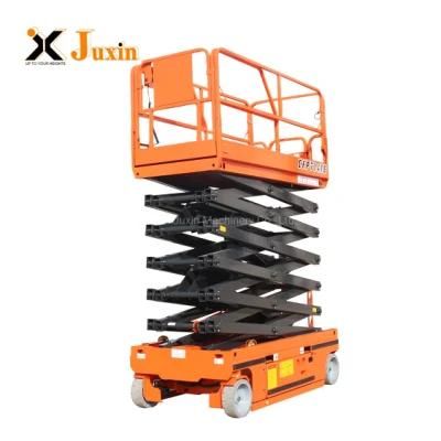 Jinan Juxin Mobile Electric Scissor Lift Table Elevated Work Platform