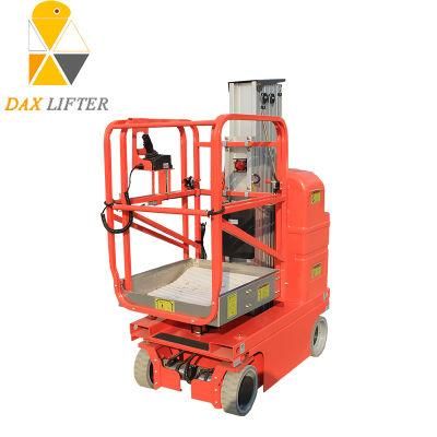 China Daxlifter Brand 6m 7.5m 125kg Aerial Work Platform Manufacturer