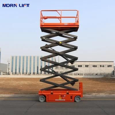 Moving Battery Power 8m Electric Hydraulic Mobile Scissor Lift Platform