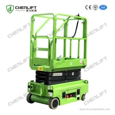 6m Working Height Small Size Electric Scissor Lift for Warehouse