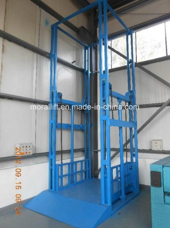 Hydraulic Guide Rail Car Elevator Lift with CE