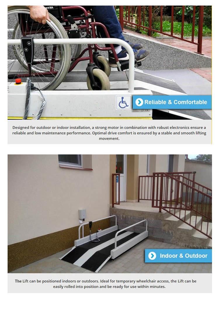 Small Home Hydraulic Personal Elevator Platform Size 1000*1200mm
