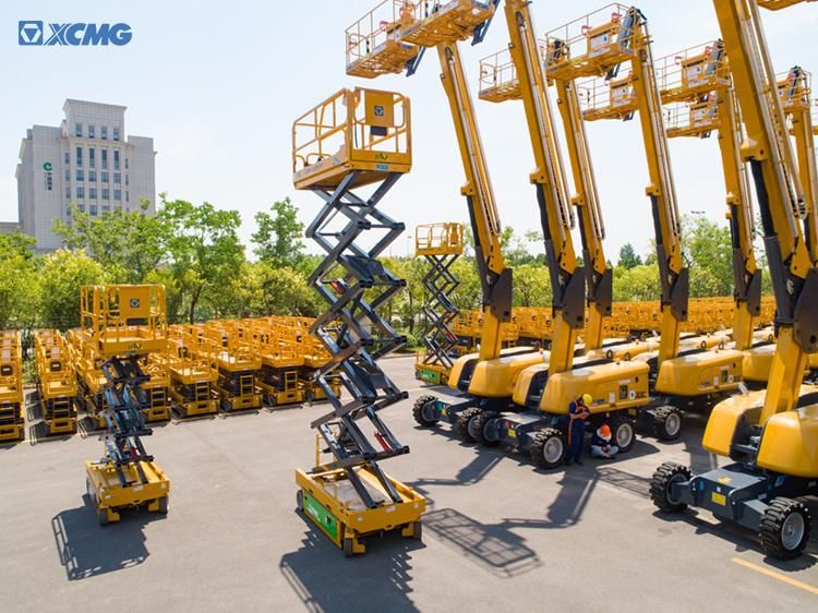 XCMG Brand New Xg1614HD Hydraulic Drive Scissor Lift Table Aerial Mobile Elevating Work Platform 16m with Lead-Acid/Lithium Battery Price