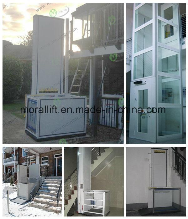 Vertical Residential Platform Lift with Safety Edges