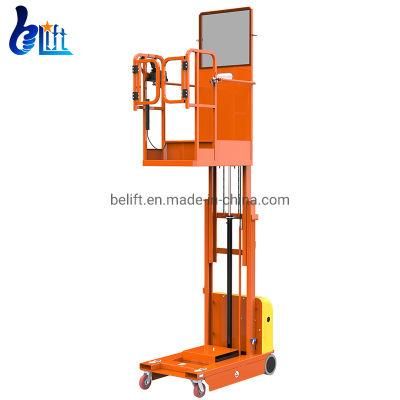 CE 300kg 5m Battery Power Electric Aerial Forlift Order Picker