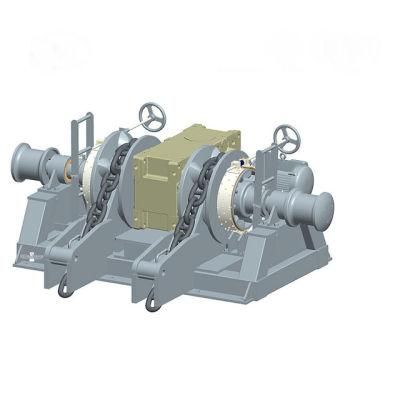 Marine Combined Hydraulic Anchor Windlass/Mooring Winches for Decking Machine