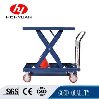 500kg Capacity Manual Hydraulic Lift Table for Materials
