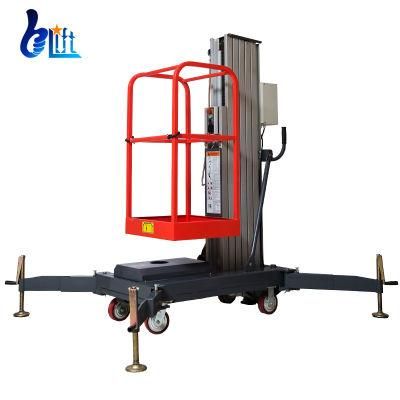 150kg Single Mast Aluminum Aerial Work Hydraulic Table Lift