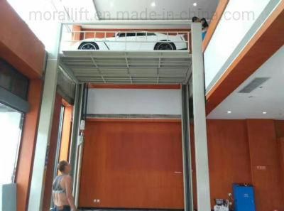 4 Guide Rails Vertical Car Parking Lift with CE