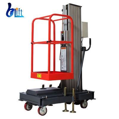 130-150kg Single Mast Aluminium Alloy Electro Hydraulic Lifter
