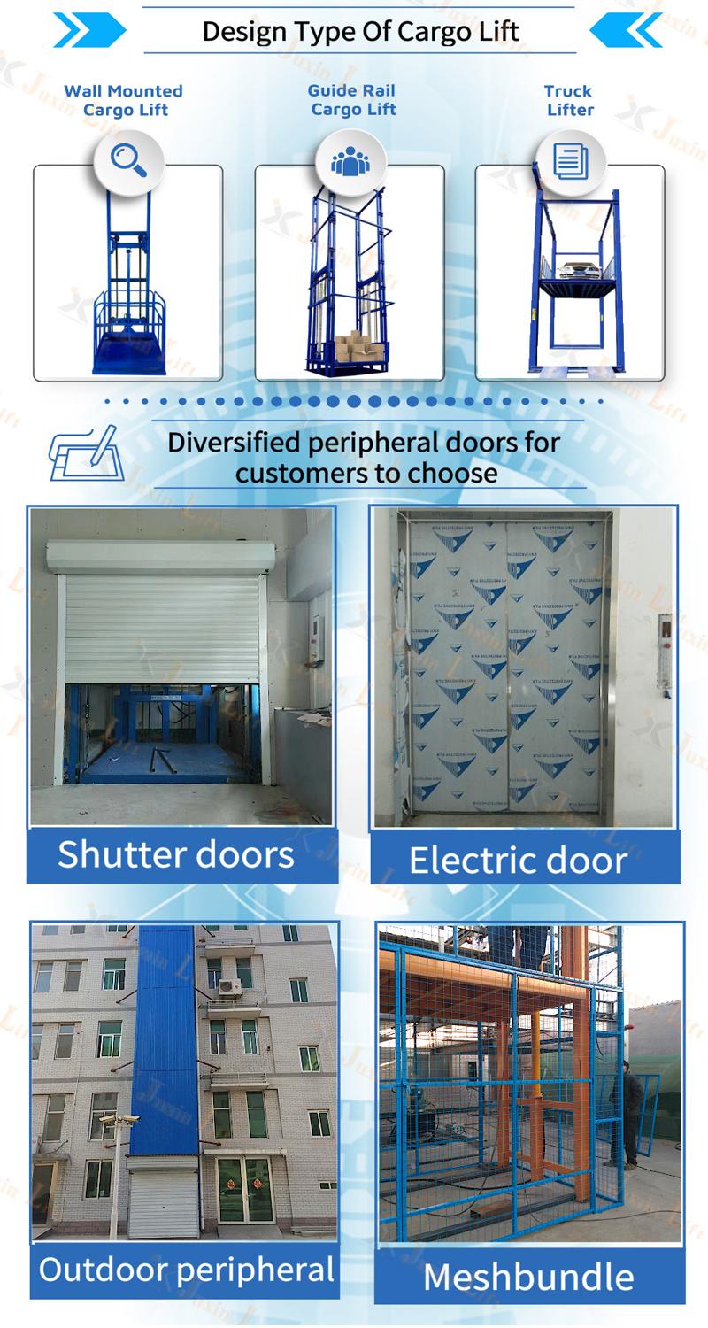 Warehouse Stationary Commercial Forklift Cargo Freight Elevator Lift