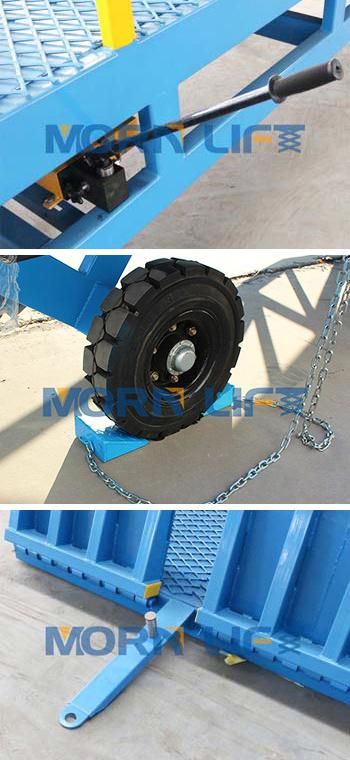 15t Hydraulic Electric/Manual Truck/Mobile Container Forklift Load/Loading Dock Leveler Platform Yard Ramp