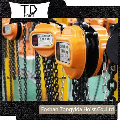 High Quality Lifting Machine 1ton to 20ton Tojo Brand Chain Block Chain Hoist Construction Hoist