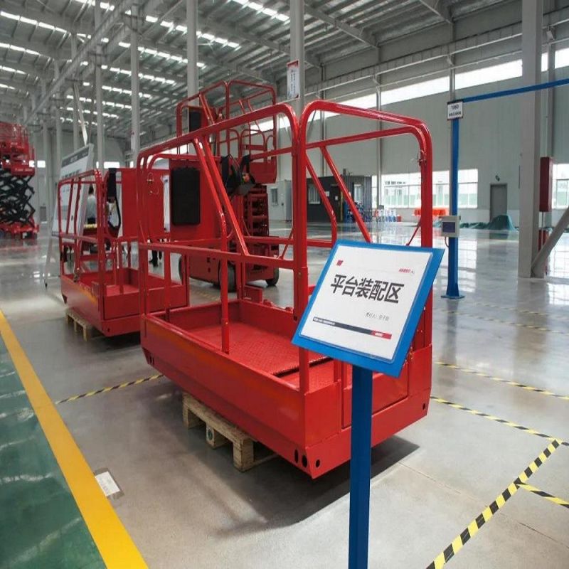 15m 400kg Cheap Price Hydraulic Battery Power Mini Small Electric Scissor Lift with CE ISO Certification