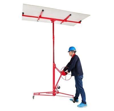 Factory Direct 11 Feet High Qality Drywall Hoist Plaster Board Panel Sheet Heavy Duty Drywall Panel Lift